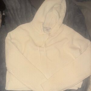 Sincerely Jules Cream Hooded Sweater